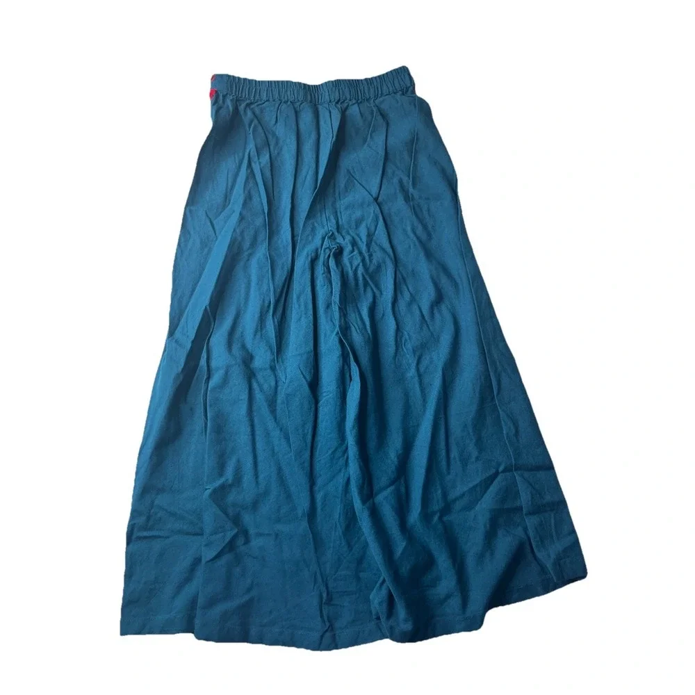 Little Muffet Girls‎ Two Piece Outfit Flowy Dance Event Navy Red Sz 8-9 Boutique